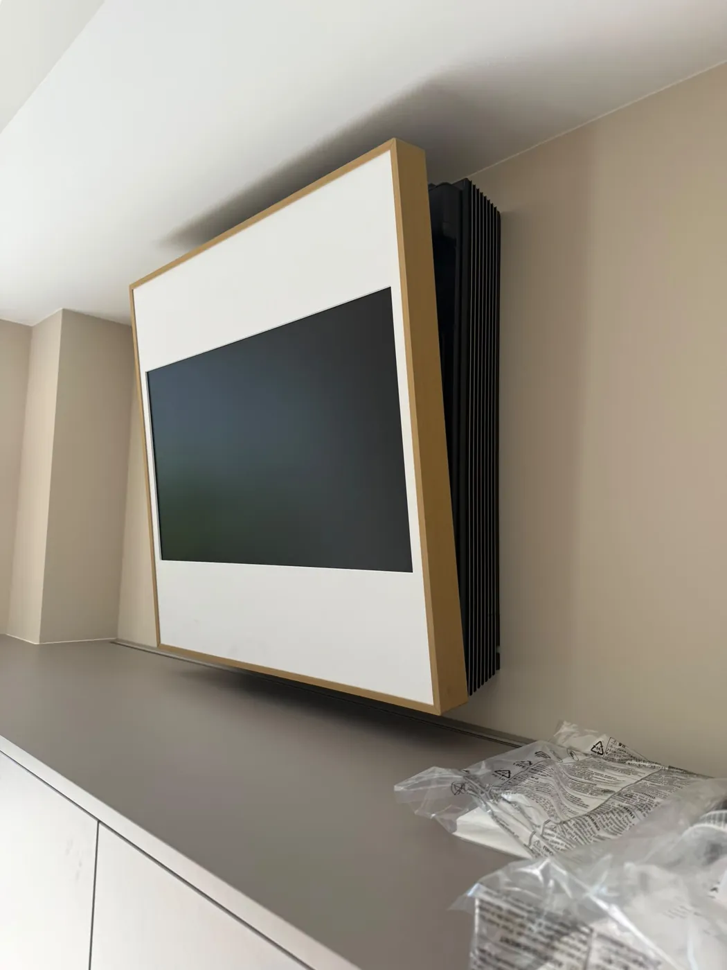 Design binnenunit geplaatst in een woning